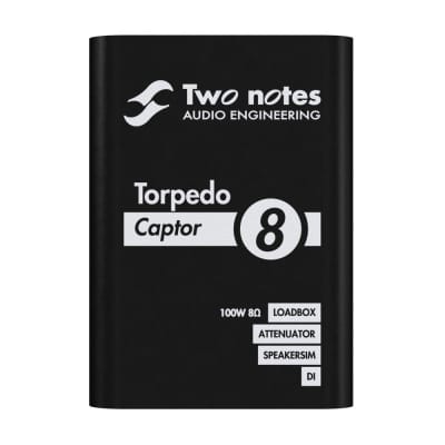 Two Notes Torpedo Captor Reactive Loadbox DI and Attenuator, 8 Ohm image 1