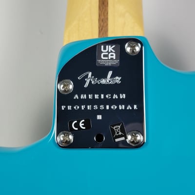 2021 Fender American Professional II Stratocaster - Miami Blue With OHSC image 16