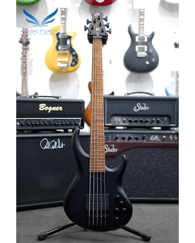 Immagine MTD US Custom Bass Bubby Lewis Signature 5 String - Satin Black (2020 NAMM Show) - 1