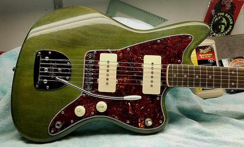 Custom Warmoth Jazzmaster Style Guitar, Handwound Pickups