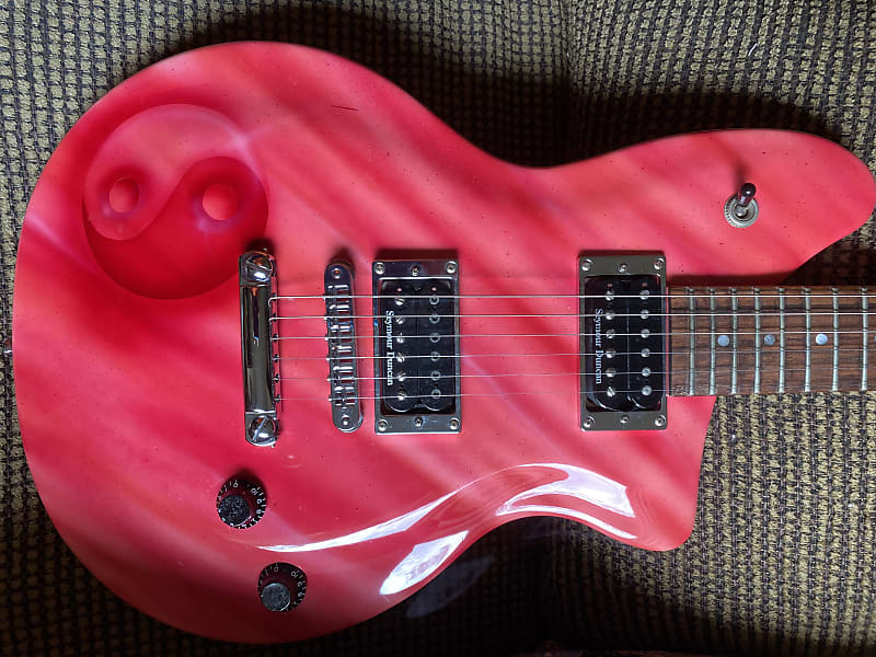 Rare Washburn Custom 'Custom' Shop Factory Gloss Finish/ Red & Pink Hues image 1