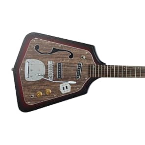 Eastwood Guitars California Rebel - Redburst - Vintage 1960's Domino -inspired electric guitar - NEW! image 2