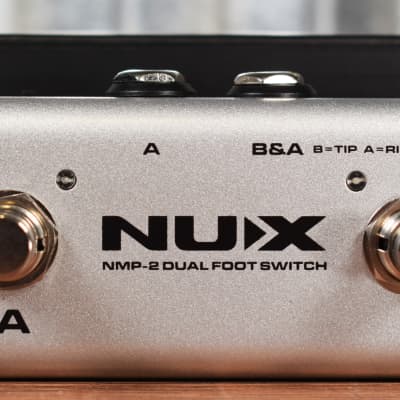 NUX NMP-2 Dual Button Footswitch Controller Latch or Momentary Guitar Effect Pedal image 1