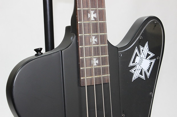 Epiphone Blackbird Nikki Sixx Bass Black | Reverb