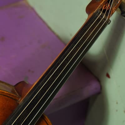 1920s Bruno German Stradivarius-Copy 4/4 Violin (VIDEO! Fresh Work, Ready to Go) image 4