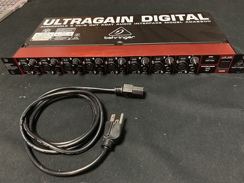 Behringer Ultragain Pro-8 Digital ADA8200 8-Channel Midas Preamp with A/D Converter image 1