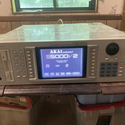Akai S5000 sampler TURNKEY SYSTEM, with two SCSI drives and cables, 17 sample CD-ROMs and more