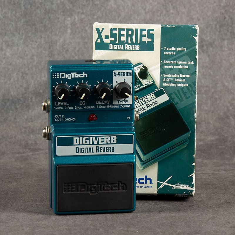 DigiTech X Series Digital Reverb Pedal - Boxed - 2nd Hand