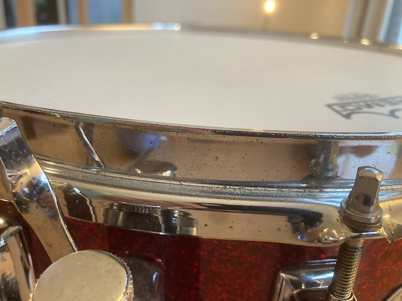 Rogers Dyna-Sonic 5x14 Wood Snare Drum with Beavertail Lugs 1960s