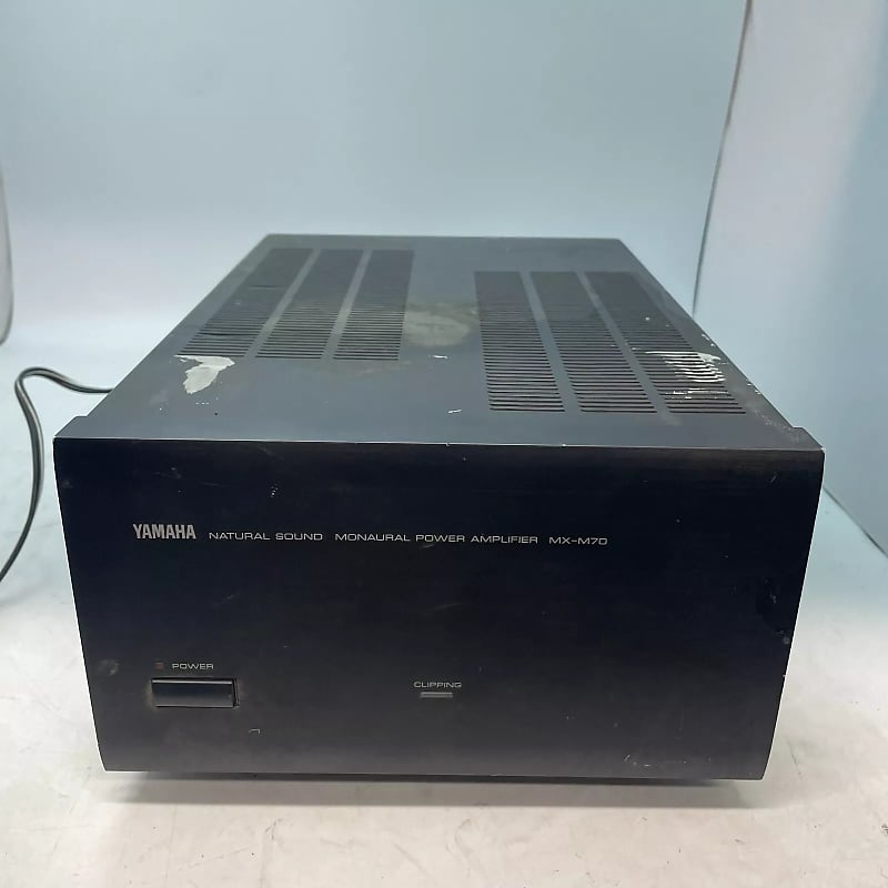 Yamaha MX-M70 Natural Sound Monaural Power Amplifier TESTED WORKS READ DESC  			