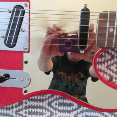 ~Cashified~ Fender Squier Red Sparkle Telecaster  w/Bridge HumBucker image 3