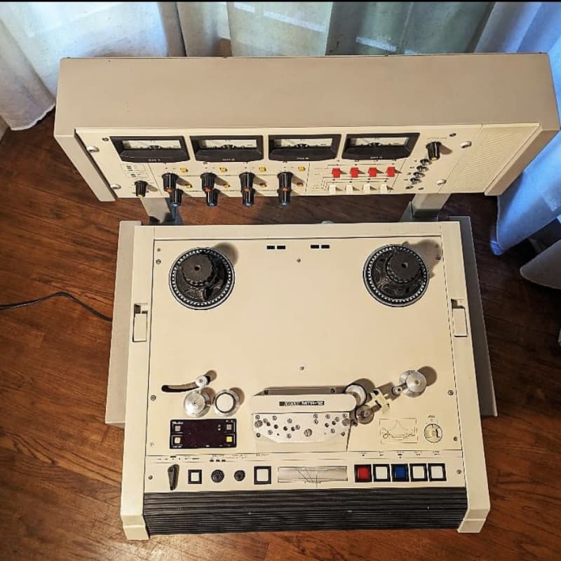 Ampex M1000 2 16 Track Reel To Reel Recorders 1970s