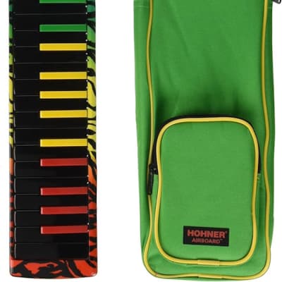 Hohner Airboard 32 32-Key Melodica with Gig Bag - Rasta image 4