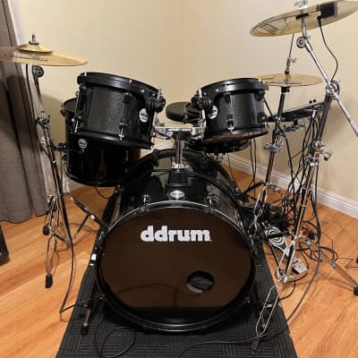 Electronic Drum Set, DDrum, Alesis DM10 RARE BLUE JAY sound set!!, Ecymbal II 2024 - Black sparkle