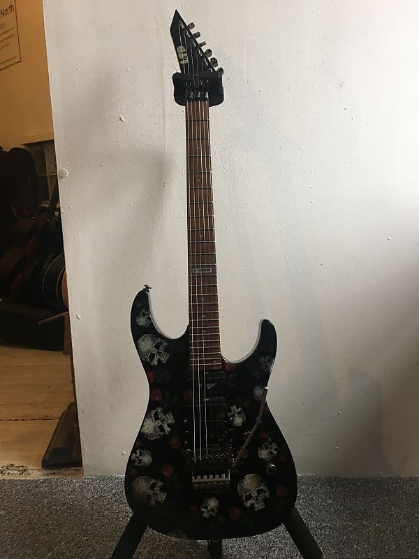 ESP LTD スカルローズM-200SR エレキギター