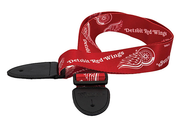 Woodrow Detroit Red Wings Guitar Strap image 1