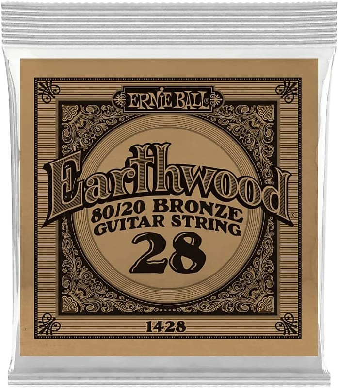 Ernie Ball Acoustic Guitar Strings (P01428) Single String image 1