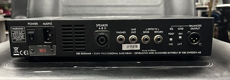 EBS RD500 Reidmar 470-Watt Bass Head | Reverb