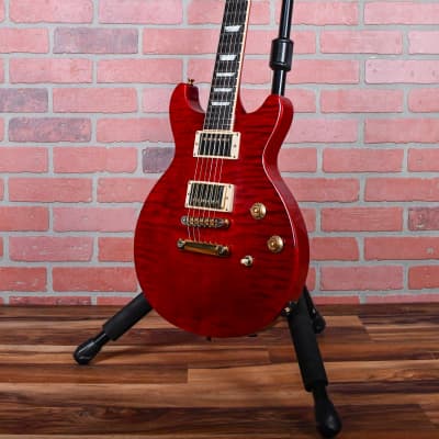 Gibson Les Paul DC Standard Flame Maple Top Transparent Cherry 2005 w/OHSC (SWD MJ Pickups) image 5