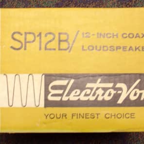 NEW OLD STOCK Vintage EV Electrovoice SP12B 16 ohm speaker NEVER used or mounted image 4