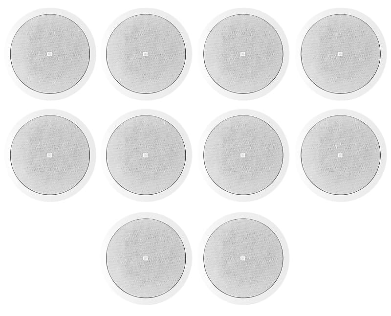 (10) JBL Control 26C 6.5&quot; 150 Watt In-Ceiling White Home Theater Speakers 16-ohm  			