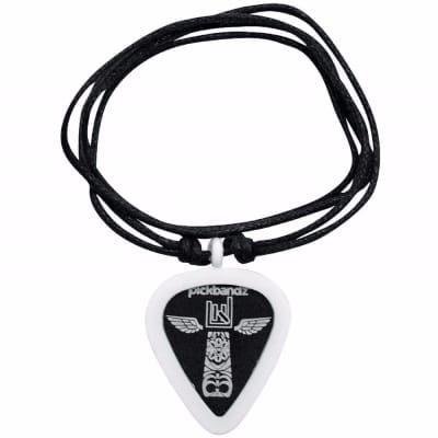 Prince Guitar Pick Necklace on Purple Braided Cord – SimplyRaevyn
