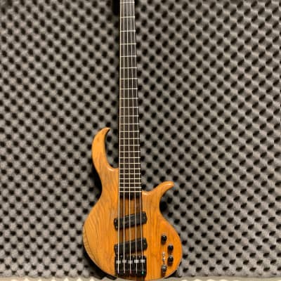 Elrick  5-String Bass, Thru-Neck, Bartolini  Pickups,Mid 90's ,Natural Finish image 2