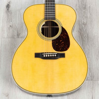 Martin OM-28E Acoustic Electric Guitar, Rosewood Back & Sides, Sitka Spruce Top image 2