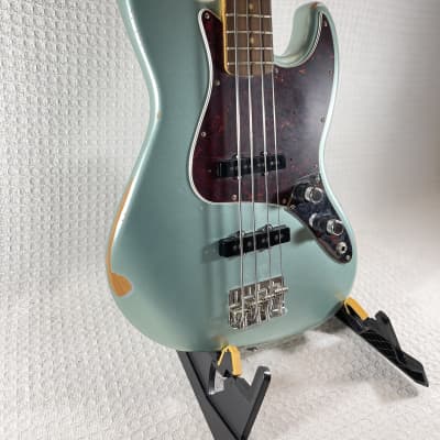 Fender 60th Anniversary Road Worn '60s Jazz Bass 2021 - Firemist Silver image 10