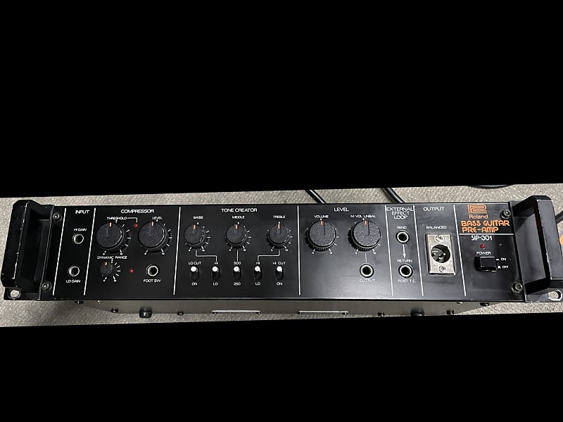 Roland SIP-301 Bass Guitar Pre-Amp 1980s - Black | Reverb