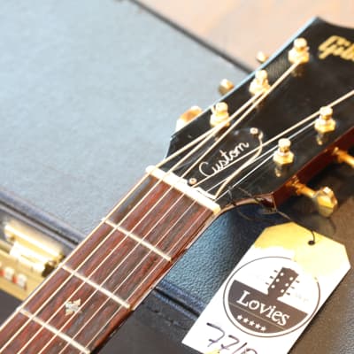 2007 Gibson Custom Shop Ren Ferguson Masterbuild J-45 Quilted Mahogany Custom Acoustic/ Electric Guitar Honey Burst w/ Double Pickguard + COA OHSC image 11