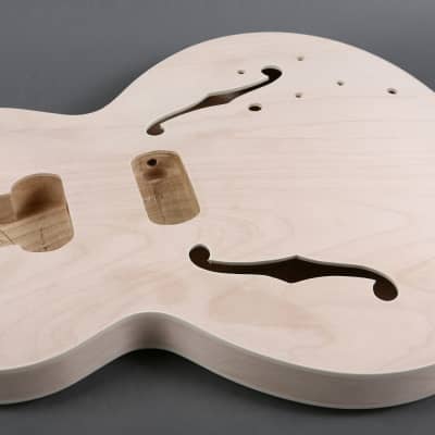 Unbranded 335  Electric Guitar DIY Kit Natural Unfinished image 5