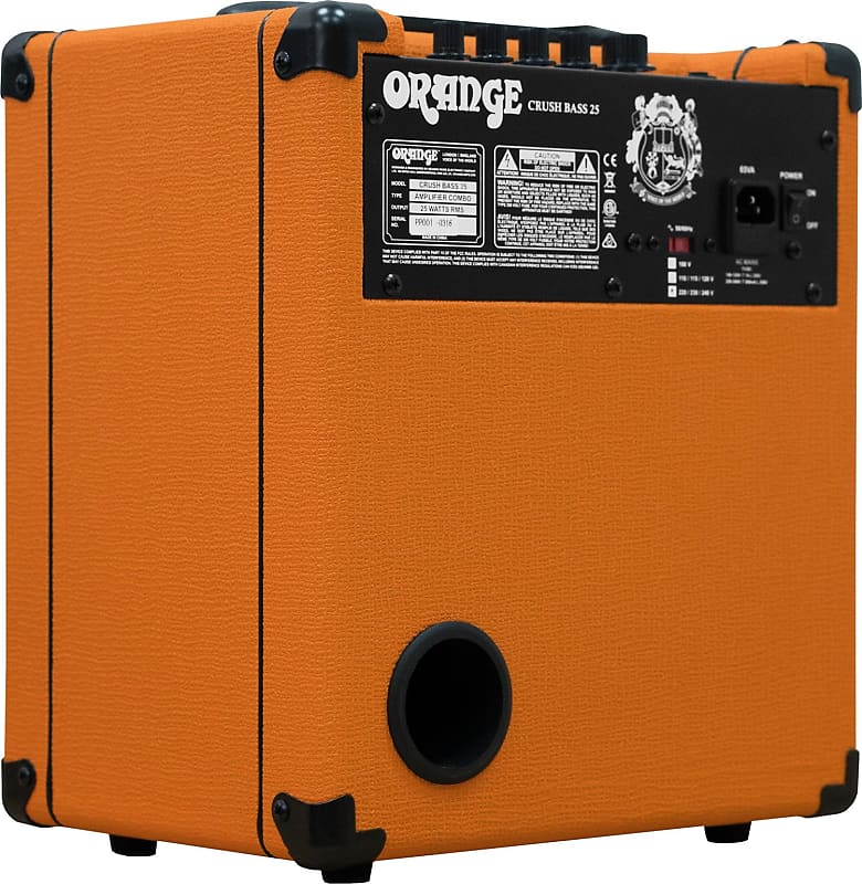 Orange crush bass 25w deals bass guitar combo amplifier