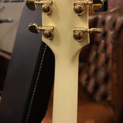 Gibson 60th Anniversary 1961 SG Les Paul Custom Polaris White Sideways Vibrola (USED) image 6