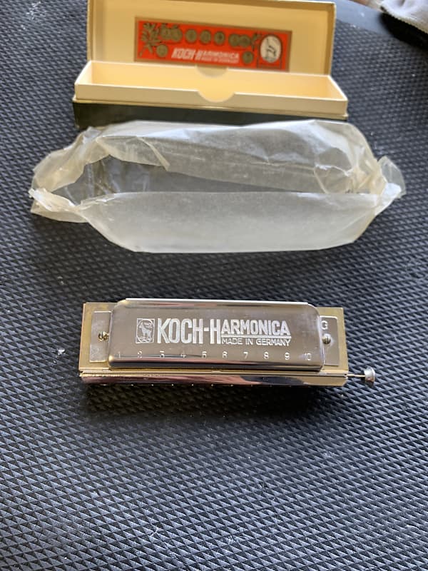 Vintage Koch Chromatic Harmonica w/Case G Key NOS  LAST ONE !! image 1
