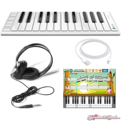 CME Xkey Air 25 Wireless MIDI Keyboard Kids Bundle with Maestro App + Headphones image 1