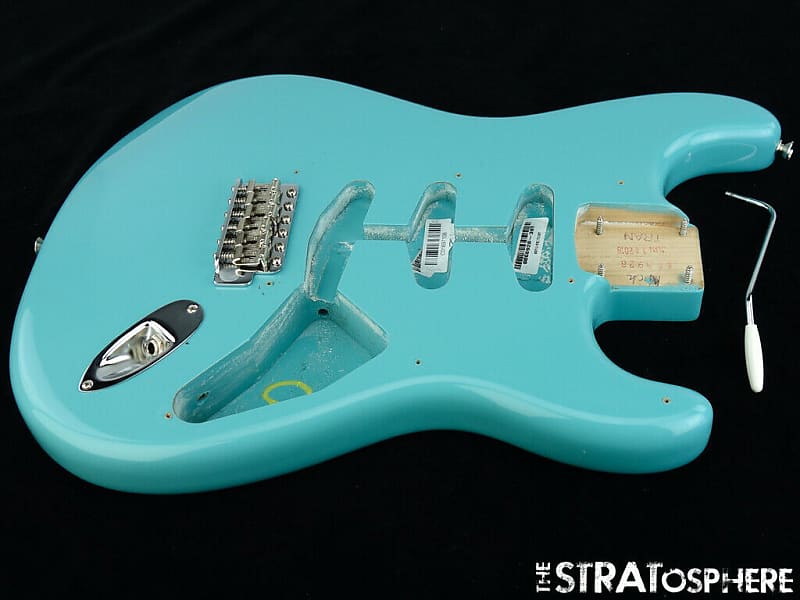 2019 USA Fender ERIC JOHNSON Strat BODY + HARDWARE American Tropical Turquoise image 1