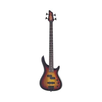 Stagg BC300-SB Fusion Solid Alder Body Hard Maple Neck 4-String Electric Bass Guitar image 2
