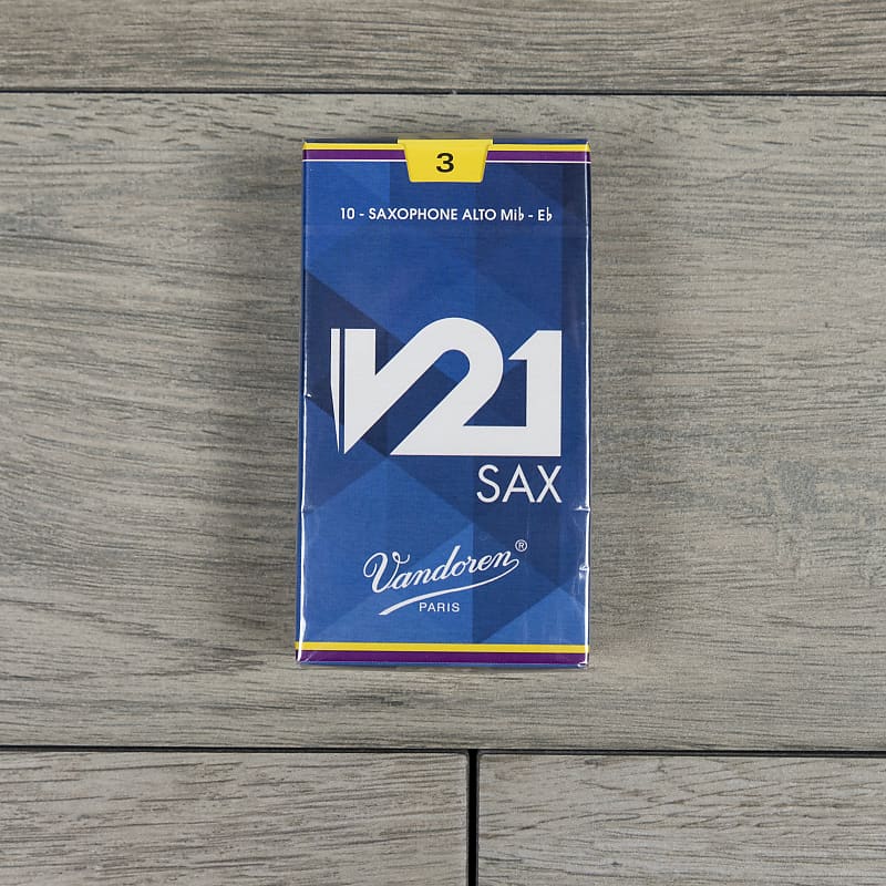 Vandoren V21 Alto Sax Reeds Strength 3 (Box of 10) image 1