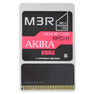 KORG M3R Original Memory ROM Card RPC-11 AKIRA für M3R / TOP + 1 JAHR GEWÄHR!✅