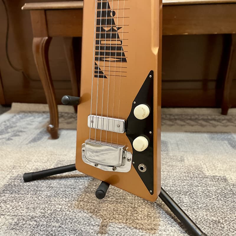 1960's Harmony Lap Steel Copper Wedge | Reverb