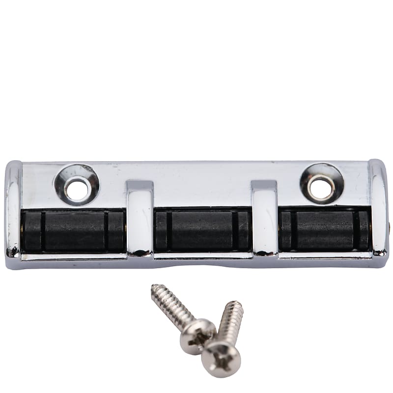 Brio 43mm Steel Roller Nut Chrome Reverb