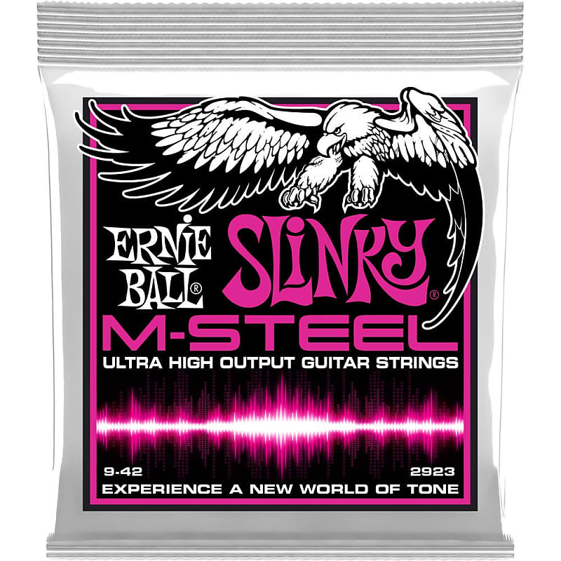 Ernie Ball 2923 M-Steel Super Slinky Electric Guitar Strings image 1