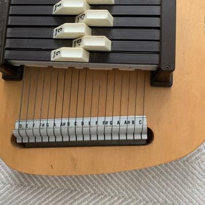 Vintage EasyChord OS-6 Oscar Schmidt sale Autoharp White Wood