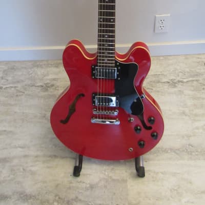 Epiphone Dot 1998 MIK- Cherry w/solderless wiring harness for sale