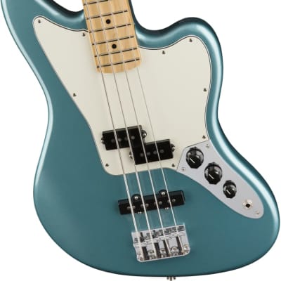 Fender Player Jaguar Bass Maple FB, Tidepool image 4