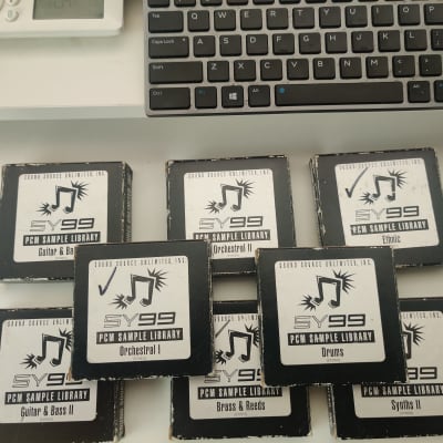 Yamaha SY99 Sound Source Unlimited PCM Sample Library 40 Floppy Disks