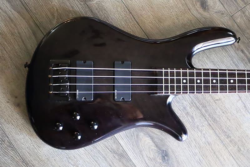 Spector NS-2000/4 2000s - Neck Thru Curved Body Trans Black Spector NS-2000/4 2000s - Neck Thru Curved Body Trans Black
