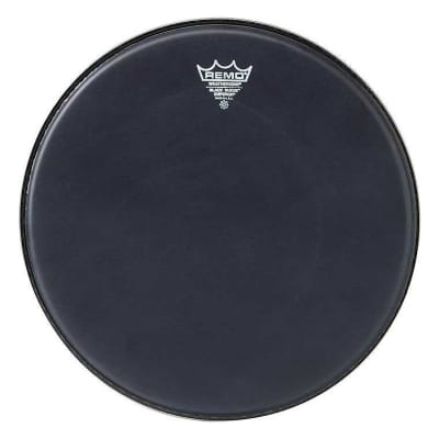 Remo Black Suede Emperor Drumhead, 14 Inch, BE-0814-ES