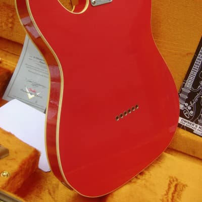 ♚RARE♚ 2014 Fender CUSTOM SHOP Ltd '60 Telecaster CUSTOM Closet Classic RELIC ♚ FADED FIESTA RED ♚ P90 image 18
